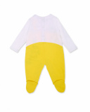 Pagliaccetto giallo per bambino in maglia Sunday Pagliaccetto giallo per bambino in maglia Sunday