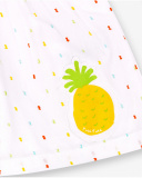 Abito in popeline bianco per bambina Sunday