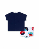Completo bagno blu bianco per bambino Blub Completo bagno blu bianco per bambino Blub