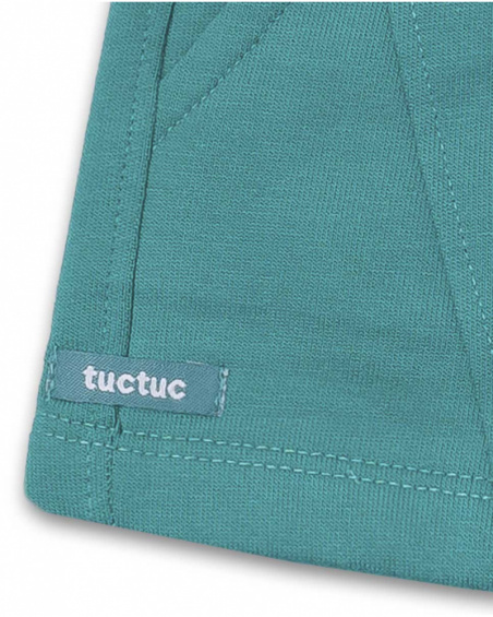 Bermuda in felpa verde per bambino L'isola del tesoro