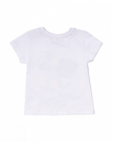 T-shirt bianca in maglia per bambino L'isola del tesoro