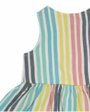 Abito in popeline multicolore per bambina Treasure Island