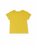 T-shirt gialla in maglia per bambino Tiny Critters
