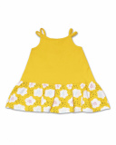 Abito giallo in maglia per bambina Tiny Critters