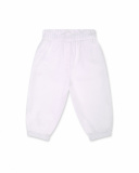 Pantalone in twill bianco per bambina Seashell