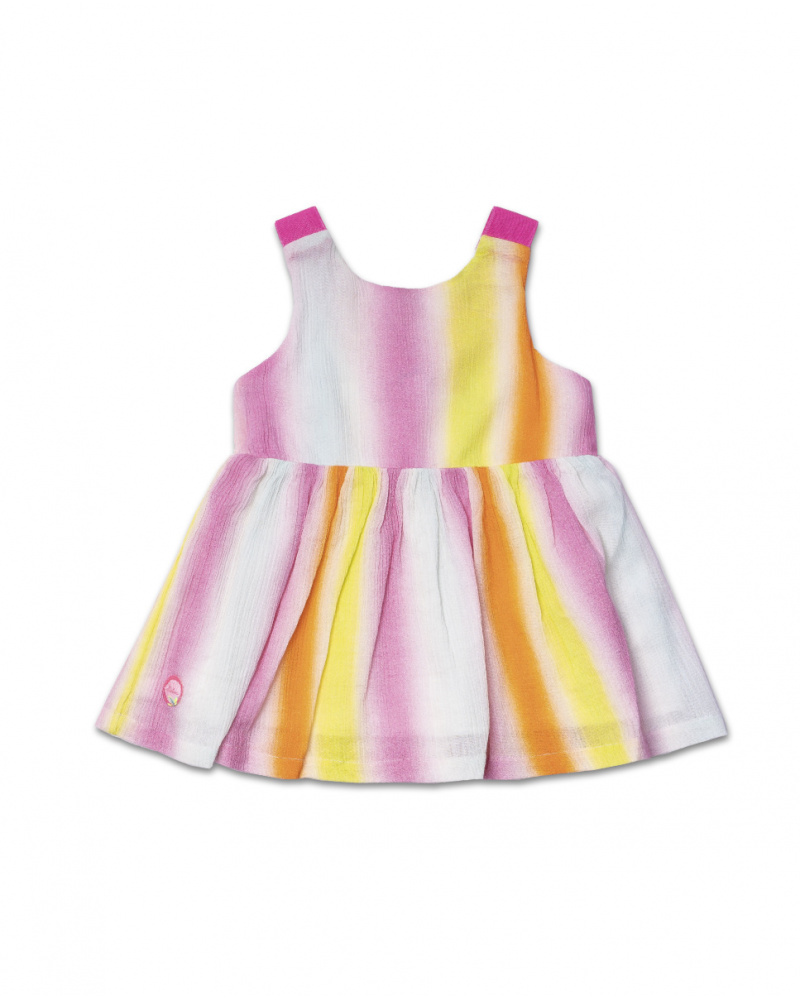 Abito piatto multicolore per bambina Seashell