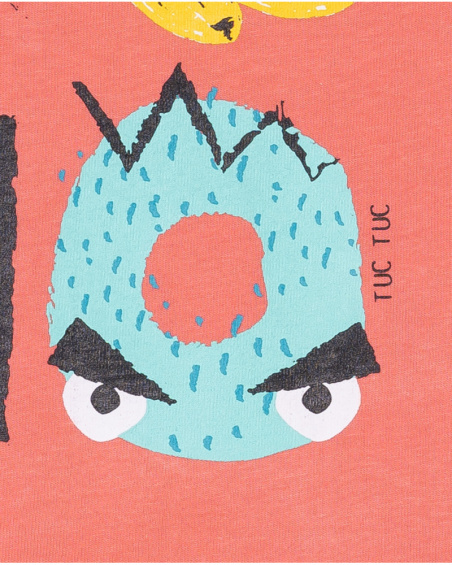 T-shirt rossa in maglia per bambino Juicy