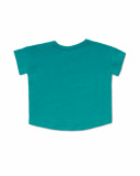 T-shirt verde in maglia per bambina Juicy