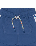 Bermuda in maglia blu 'enjoy' Boy Holidays