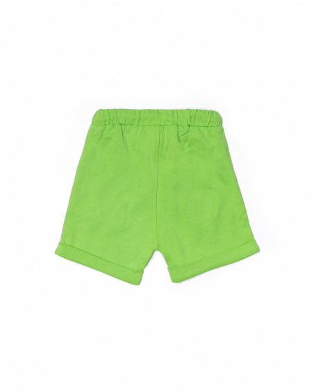 Bermuda in maglia verde per bambino Holidays