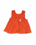 T-shirt rossa in maglia per bambina Holidays