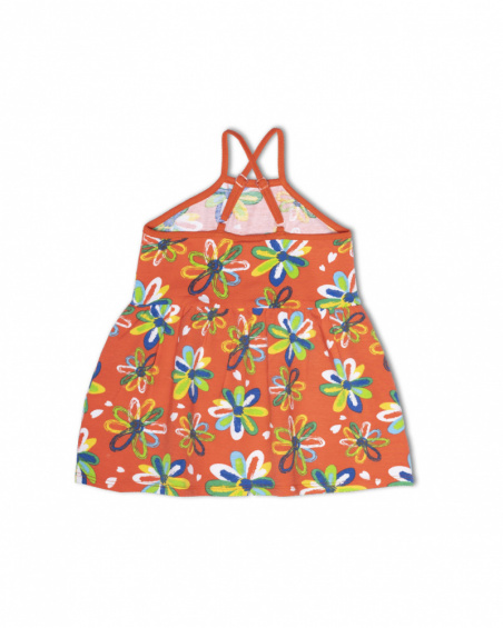 Abito rosso in maglia per bambina Holidays