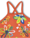 Abito rosso in maglia per bambina Holidays