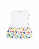 Abito bianco in maglia per bambina Holidays