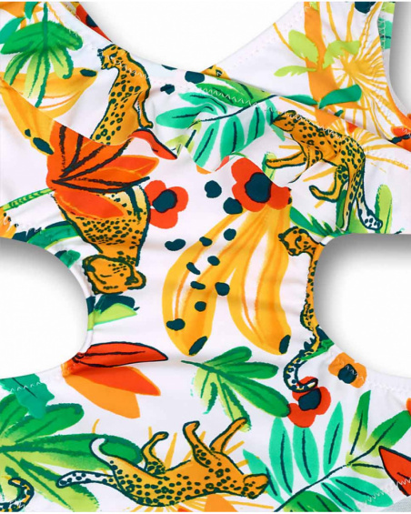 Trikini stampato da bambina Tropic Feelings