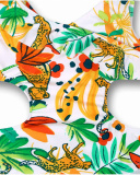 Trikini stampato da bambina Tropic Feelings
