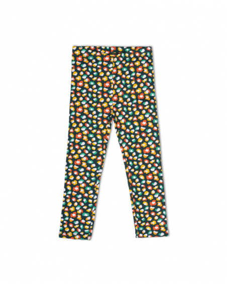Leggings in maglia stampata per bambina Tropic Feelings Leggings in maglia stampata per bambina Tropic Feelings