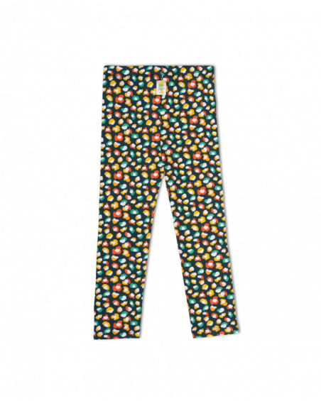 Leggings in maglia stampata per bambina Tropic Feelings Leggings in maglia stampata per bambina Tropic Feelings