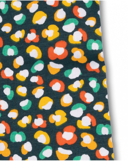 Leggings in maglia stampata per bambina Tropic Feelings Leggings in maglia stampata per bambina Tropic Feelings