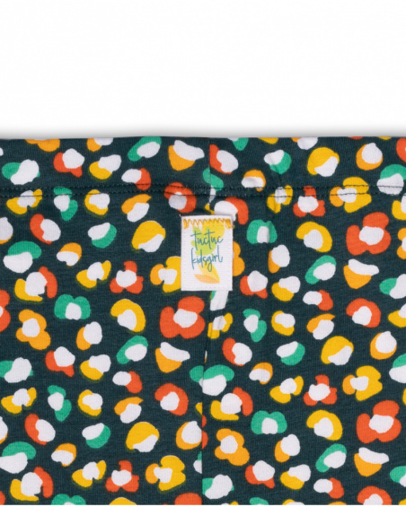 Leggings in maglia stampata per bambina Tropic Feelings Leggings in maglia stampata per bambina Tropic Feelings