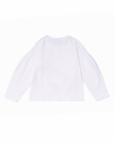 T-shirt lunga bianca in jersey per bambina Really Sweet T-shirt lunga bianca in jersey per bambina Really Sweet