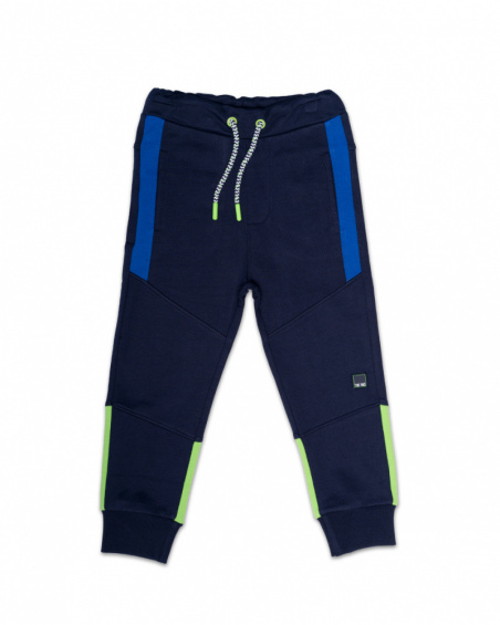 Pantalone lungo blu in felpa per bambino Diving Adventures Pantalone lungo blu in felpa per bambino Diving Adventures