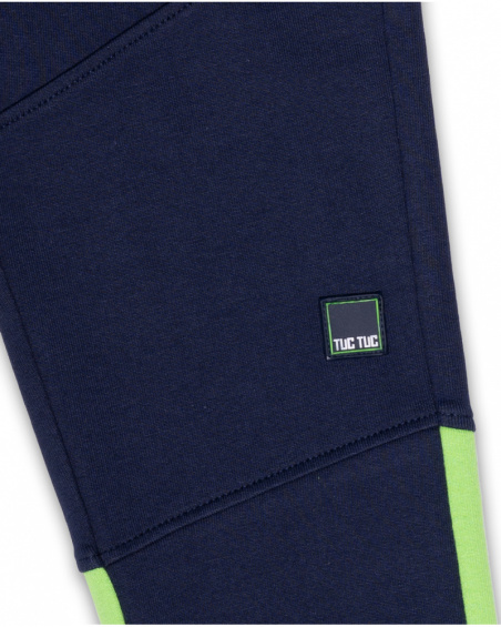 Pantalone lungo blu in felpa per bambino Diving Adventures Pantalone lungo blu in felpa per bambino Diving Adventures