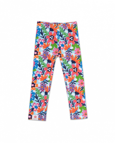 Leggings in maglia stampata da bambina di Amazzonia Leggings in maglia stampata da bambina di Amazzonia