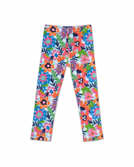 Leggings in maglia stampata da bambina di Amazzonia Leggings in maglia stampata da bambina di Amazzonia