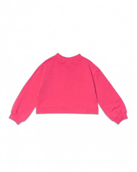 Felpa fucsia per bambina di Amazonia Felpa fucsia per bambina di Amazonia