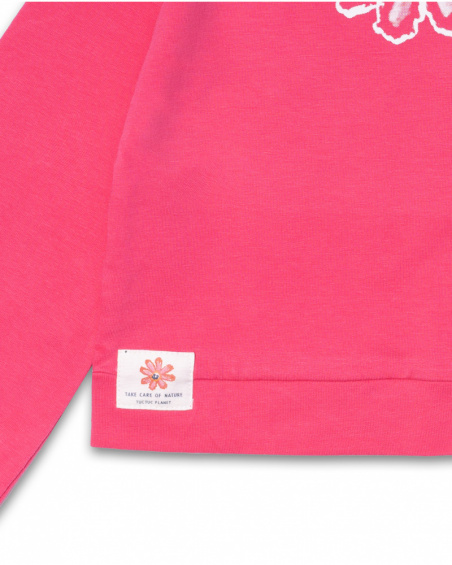 Felpa fucsia per bambina di Amazonia Felpa fucsia per bambina di Amazonia