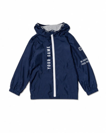 Giacca piatta blu navy per bambino Your game