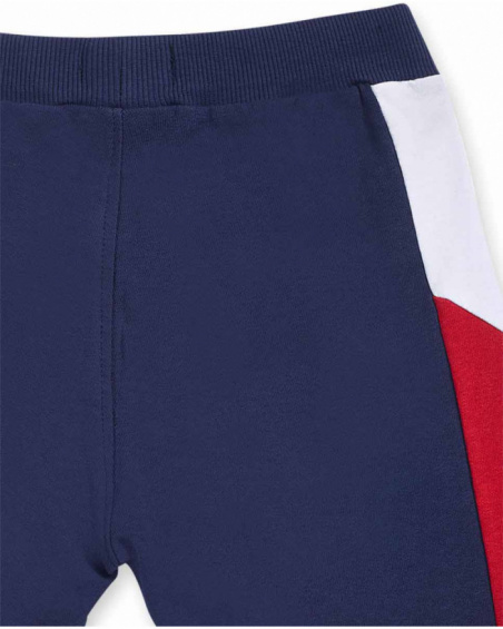 Bermuda blu rosso bianco bambino Il tuo gioco