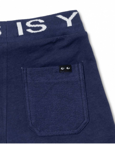 Bermuda Limit nero maglia ragazzo Basics Boy