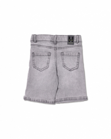 Bermuda piatto grigio per bambino Urban Activist