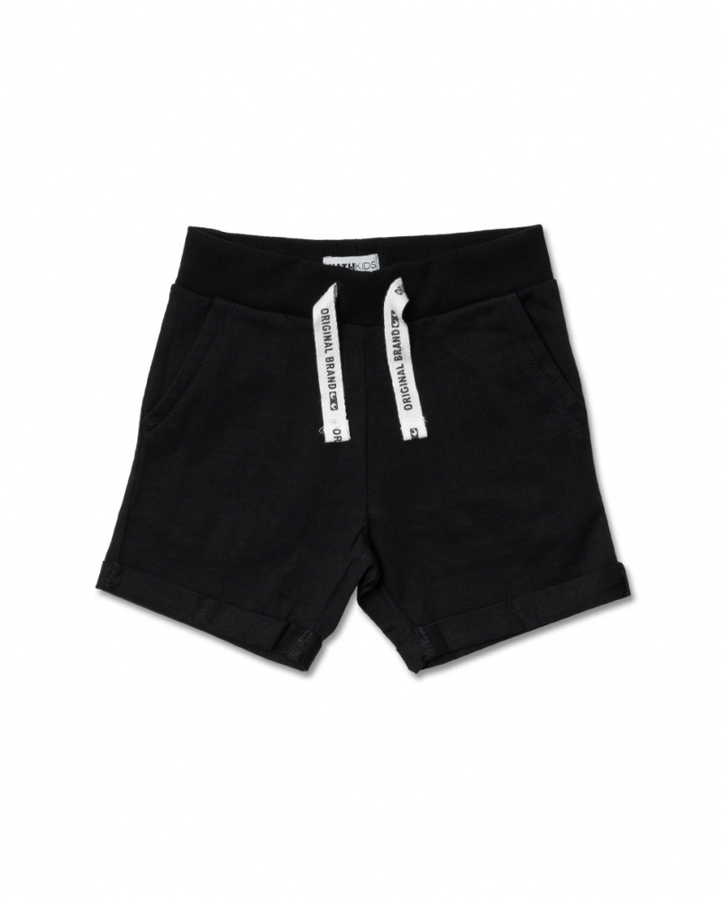 Bermuda Coast bambino in maglia nera Basics Boy