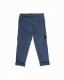 Pantalone lungo cargo blu navy per bambino Basics Boy