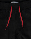 Pantalone lungo nero in maglia per bambino Wild thing Pantalone lungo nero in maglia per bambino Wild thing