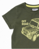 T-shirt kaki in maglia per bambino Desert trail