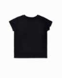 T-shirt urbana in maglia nera per bambino Urban Activist