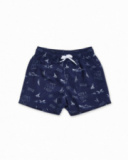 Bermuda stampati blu navy per bambino The coast