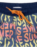 Bermuda stampa blu per bambino Beach Days