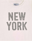 Abito in maglia tulle bianco nero per bambina One day in NYC