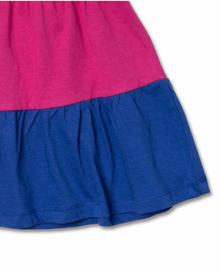 Gonna lunga in maglia a righe per bambina Full Bloom