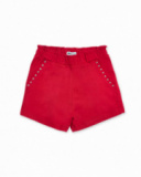 Leonor bambina corta in maglia rossa Basics Girl