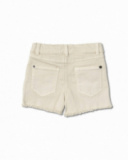 Pantaloncini piatti bianchi per bambina Un giorno a New York