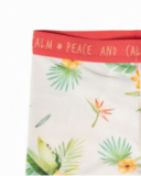 Leggings lunghi bianchi in maglia per bambina Oasis