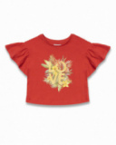 T-shirt in jersey arancione per bambina Oasis