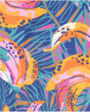 T-shirt da bambina in jersey stampato Full Bloom