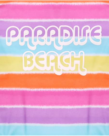Costume da bagno bambina a righe Paradiso beach
